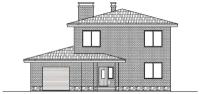 Проект газобетонного дома Catalog-Plans-62-71BADL (226,87кв. м, 15,5x13,95м, газобетон 300)