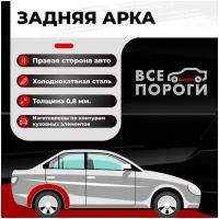 Арка задняя правая для Kia Joice 1999-2004 (Киа Джойс) Холоднокатаная сталь 0,8мм