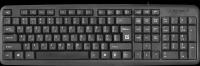 Клавиатура проводная Defender #1 HB-420 RU black (USB, 107+3 клав.) (45420)