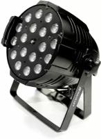 AstraLight Z1018-C световой прибор LED PAR 18 x 12W RGBWA, Zoom 19-50гр, DMX, master/ slave, авто