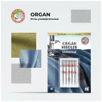 Иглы для швейных машин Organ универсальные 5/80 Blister