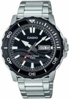 Наручные часы CASIO Standard, серебряный, черный