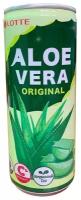 Напиток сокосодержащий Lotte (Лотте) Aloe Vera Original с мякотью алоэ, 240 мл х 30 банок