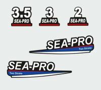 Наклейка на лодочный мотор Sea-Pro 2-3-3.5