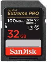 Карта памяти SanDisk Extreme PRO 32GB 100MB/s Class 10 UHS-I (SDSDXXO-032G-GN4IN)
