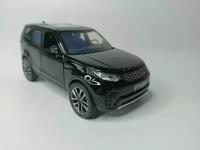 Модель автомобиля Land Rover Discovery коллекционная металлическая игрушка масштаб 1:24 черный