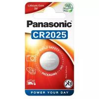 Батарейка Panasonic Lithium Coin CR2025, 1 шт