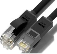 Патч-корд UTP cat.5e 1 Гбит/с RJ45 LAN CCA компьютерный кабель для интернета (GCR-LNC500) черный 4.5м