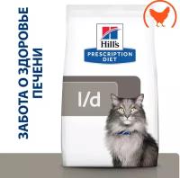 Hill's Prescription Diet l/d Liver Care корм для кошек диета для поддержания здоровья печени Курица