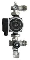 Насосно-смесительный узел с термостатическим клапаном, Grundfos UPSO 25-65 130, STOUT SDG-0120-001002