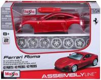 Машинка сборная металлическая Maisto KIT 1:24 Ferrari Roma 39139