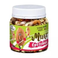 Смесь орехов Your nut Микс ореховый арахис, миндаль, кешью в специях и пряностях, 140 г