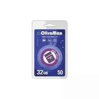 Флешка OltraMax 50 32 ГБ, 1 шт., dark violet