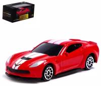 Машина металлическая CHEVROLET CORVETTE GRAND SPORT, 1:64, цвет красный