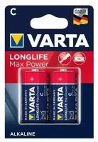 Батарейка VARTA LONGLIFE Max Power C, 2 шт