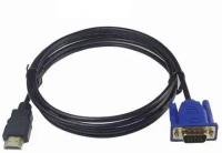 Кабель KS-IS HDMI M VGA M light (KS-440) черно-синий 1.8м