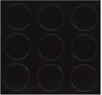 Заглушка самоклеящаяся 18 мм меламин цвет черный, 21 шт