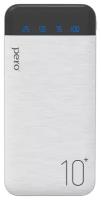 Внешний аккумулятор Pero Power Bank PB03 10000mAh 2xUSB-A 2.1A White PB03WH