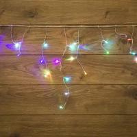 Гирлянда электрогирлянда новогодняя светодиодная 48 LED Neon-Night Бахрома-айсикл 1.8х0.5м с контроллером, RGB свечение