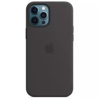 Чехол силиконовый Apple iPhone 12 Pro Max Silicone Case MagSafe Black (Чёрный) MHLG3ZE/A