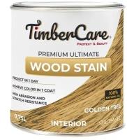 Тонирующее масло для дерева высокой прочности TimberCare Wood Stain, быстросохнущие масла для дерева и мебели, пропитка для дерева для внутренних работ, тонирующая морилка для мебели Золотое дерево Golden Tree 0,75л