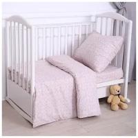 Постельное бельё BABY Фантазеры бежевый 112х147см, 110х150см, 60х60см, бязь 120г/м,, хлопок 100%