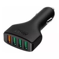 Автомобильное зарядное устройство Aukey 4 Ports USB Car Charger 55.5W CC-T9, черное