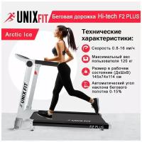 Беговая дорожка UNIXFIT Hi-tech F2 PLUS