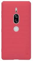 Накладка Nillkin Frosted Shield пластиковая для Sony Xperia XZ2 Premium Red (красная)