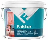 Краска акриловая Ярославские краски Faktor интерьерная матовая белый 2.5 кг