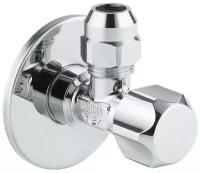 Вентиль угловой GROHE 1/2″-3/8″ для подключения смесителей, хром (2202300M)