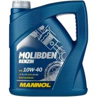 Масло моторное MANNOL Molibden 10W40, SN/CH-4 полусинтетическое 4л