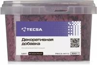 Декоративная добавка для жидких обоев Tecsa, бордовый, 200 г