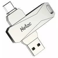 USB флешка Netac U782C 32Gb metal USB 3.0 + TypeC (NT03U782C-032G-30PN)