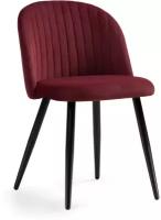 Стул на металлокаркасе Woodville Gabi 1 wine red / black