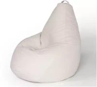 Кресло мешок Велюр молочный размер XXL, микровелюр