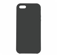 Силиконовый чехол Silicone Case для Apple iPhone 5 / iPhone 5S / iPhone SE, темно-серый