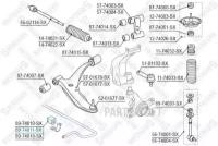 STELLOX 89-74011-SX_втулка стабилизатора переднего центральная Nissan Primera 1.6 P10 90-93