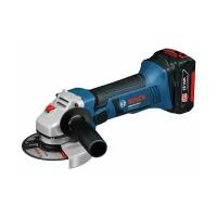 Аккумуляторная УШМ BOSCH GWS 18-125 V-LI 4.0Ач х2 L-BOXX, 125 мм