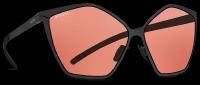Титановые солнцезащитные очки GRESSO Naomi - кошачий глаз / бордовые