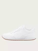 Кроссовки, PUMA ST Runner v3 L, Мужские, размер 10.5; White- White-Gum