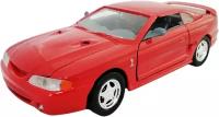 Ford Mustang Cobra 1998 Hardtop 1:24 коллекционная металлическая модель автомобиля red