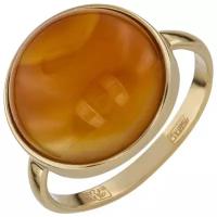 Кольцо ALORIS, красное золото, 585 проба, сердолик, размер 18