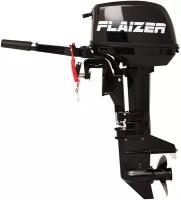 Лодочный мотор бензиновый двухтактный Flaizer FZ9,8HS 9.8 л. с. подвесной для надувной гребной лодки ПВХ