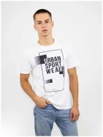 Футболка мужская Impresa, с принтом Urban sport wear, цв. белый, размер 54 / 2XL