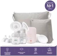 Молокоотсос Philips Avent plus двойной электронный SCF393/11