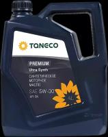 Синтетическое моторное масло TANECO Premium Ultra Synth SAE 5W-30, 4 л