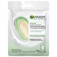 GARNIER тканевая маска-молочко Питание-Бомба с миндальным молочком, 28 г, 32 мл