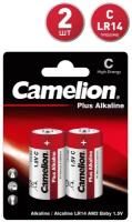 Батарейка Camelion Plus Alkaline C, в упаковке: 2 шт