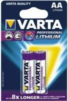 Батарейка AA литиевая Varta Professional Lithium FR 6-2BL (6106) 1.5V в блистере 2шт